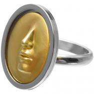 Кольцо , безразмерное, золотой, серебряный Maru
