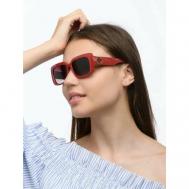 Солнцезащитные очки  RM8446, прямоугольные, оправа: пластик, поляризационные, для женщин, коралловый Roberto Marco