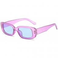 Солнцезащитные очки  OCHY5, узкие, спортивные, с защитой от УФ, фиолетовый alvi lovely