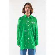 Рубашка , размер L, зеленый КружОК