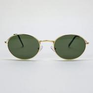 Солнцезащитные очки , зеленый, золотой Matt