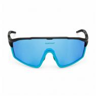 Солнцезащитные очки , прямоугольные, оправа: пластик, спортивные, зеркальные, фотохромные, черный Northug