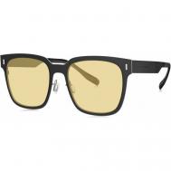 Солнцезащитные очки , квадратные, оправа: металл, с защитой от УФ, черный BOLON