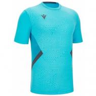 Футбольная футболка , размер XXL, голубой MACRON
