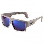 Солнцезащитные очки , квадратные, спортивные, ударопрочные, поляризационные, с защитой от УФ, устойчивые к появлению царапин, серый LiP Sunglasses