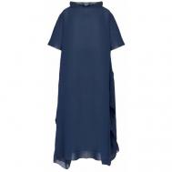 Платье в классическом стиле, размер m, синий Working
