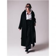Пальто  , размер 48/170, черный GRAY+ONE