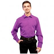 Рубашка , размер 54/XL/178-186, фиолетовый Imperator