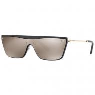 Солнцезащитные очки , прямоугольные, оправа: пластик, черный Valentino