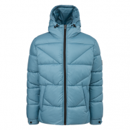 куртка , демисезон/зима, капюшон, карманы, размер 3XL, голубой s.Oliver