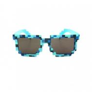 Солнцезащитные очки , синий, голубой Pixel Crew