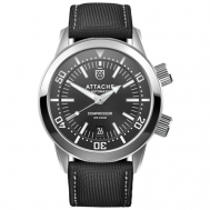 Наручные часы Часы наручные  COMPRESSOR SB, черный, серебряный Attache