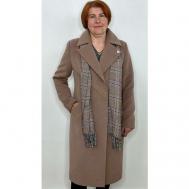 Пальто , размер 50, коричневый FRIZZANTE