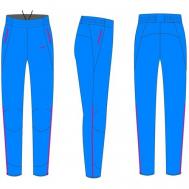 брюки , карманы, размер XL, синий KV+