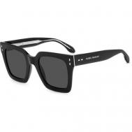 Солнцезащитные очки , кошачий глаз, оправа: пластик, для женщин, черный ISABEL MARANT
