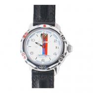 Наручные часы  Командирские, белый, красный Vostok