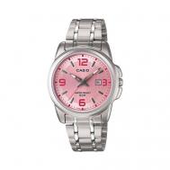 Наручные часы  Standard LTP-1314D-5A, серебряный, розовый Casio