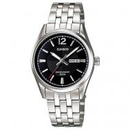 Наручные часы  Collection LTP-1335D-1A, серебряный, черный Casio