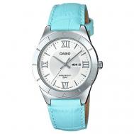 Наручные часы  LTP-1410L-7A2, белый, синий Casio