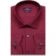 Рубашка , размер 50(L), красный Poggino