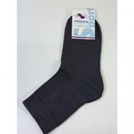 Мужские носки , 1 пара, классические, износостойкие, размер 27, серый Ростекс