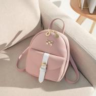 Рюкзак  клатч , фактура гладкая, розовый Adventure Chic