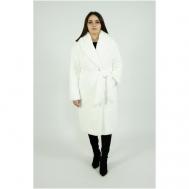 Пальто   демисезонное, размер 50, белый Kristina Moda