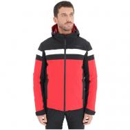 Куртка  Miles, средней длины, силуэт прямой, мембранная, размер 54EU, красный, черный West Scout
