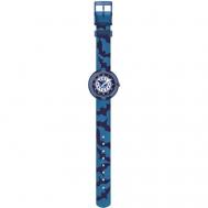 Наручные часы , кварцевые, корпус пластик, ремешок текстиль, синий Flik Flak