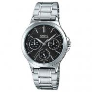 Наручные часы  Collection LTP-V300D-1A, серебряный, черный Casio