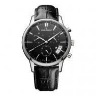 Наручные часы  01002-3NIN, серебряный, черный Claude Bernard