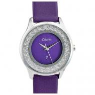 Наручные часы  15001046, серебряный, фиолетовый CHARM