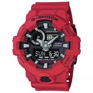 Наручные часы  G-Shock GA-700-4A, красный, черный Casio