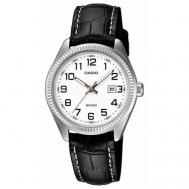Наручные часы  Collection Women LTP-1302PL-7B, черный, белый Casio