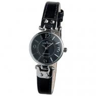 Наручные часы  Leather 9443BKBK, черный, серебряный Anne Klein