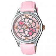 Наручные часы  Collection LTP-E128L-4A, розовый, серебряный Casio