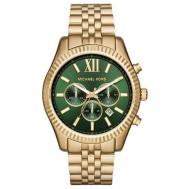 Наручные часы  Lexington, золотой, зеленый Michael Kors