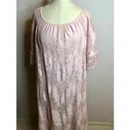 Платье размер оверсайз, розовый Piccante Style