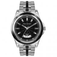 Наручные часы  Basic PGGCS01-33B, серебряный, черный Philip Laurence