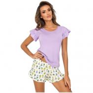 Пижама , размер M, фиолетовый Donna