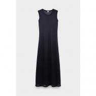 Платье , полуприлегающее, миди, размер 38, черный alpe cashmere