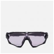 Солнцезащитные очки , монолинза, спортивные, с защитой от УФ, черный Oakley