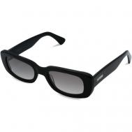 Солнцезащитные очки , овальные, оправа: пластик, градиентные, для женщин, черный EIGENGRAU