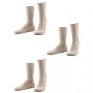 Носки , 3 пары, размер 31, бежевый Dr. Feet