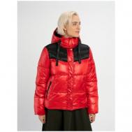 куртка  , демисезон/зима, карманы, капюшон, размер M, красный Gerry Weber