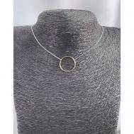 Чокер, длина 40 см., серебряный, золотой Ulanskaya Jewelry