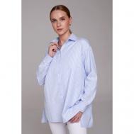 Рубашка  , размер 44-46, голубой IRINA EGOROVA