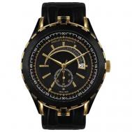 Наручные часы  PG255ES3-13B, черный, золотой Philip Laurence