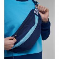 Сумка  поясная  спортивная, внутренний карман, синий, голубой Зенит