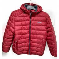 куртка  зимняя, силуэт прямой, размер 66, красный North Folk